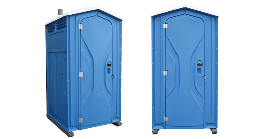 Long-term porta potty units on site in Caldwell, Idaho